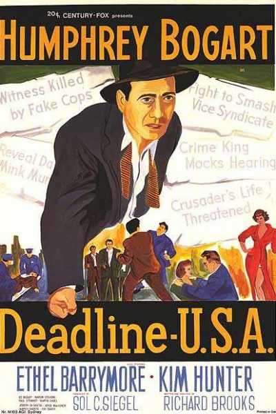 فيلم Deadline U.S.A. 1952 مترجم